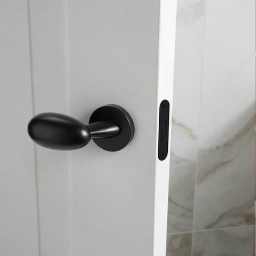 鹅门锁家用音通用型极简室内卧室蛋磁吸静房门锁卫生CTR间把木门