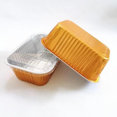 50套深1025ml款长方形锡带盖小龙虾1025A打包盒外卖焗饭海鲜花甲