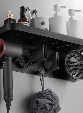 筒吹风机支架免打孔放架浴室所化厕妆室吹tb-59632风机收纳层架置