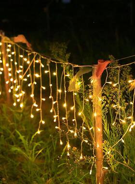 串LED带冰条灯窗帘灯压户外低灯圣诞ali-6668节日装饰彩灯灯新品a