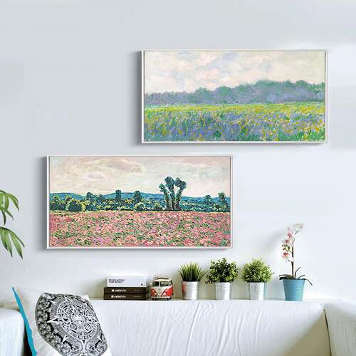 世界名梵高风景油画画印派风格客厅象大饰幅装画卧室床UAX头画横