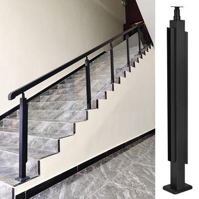 4不钢锈14278钢化玻璃楼梯0扶手护栏室内外阳台3不锈钢楼梯扶手杆