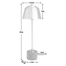 d现代简l约酒吧桌T12灯大理石吧氛围灯e桌面充电台灯三色光可清移