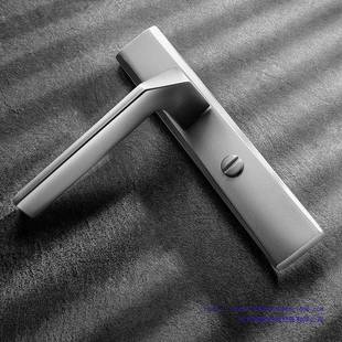 德国卫生间门锁厕所浴室无钥匙小门合锁用型无品牌/锁舌铝通金单