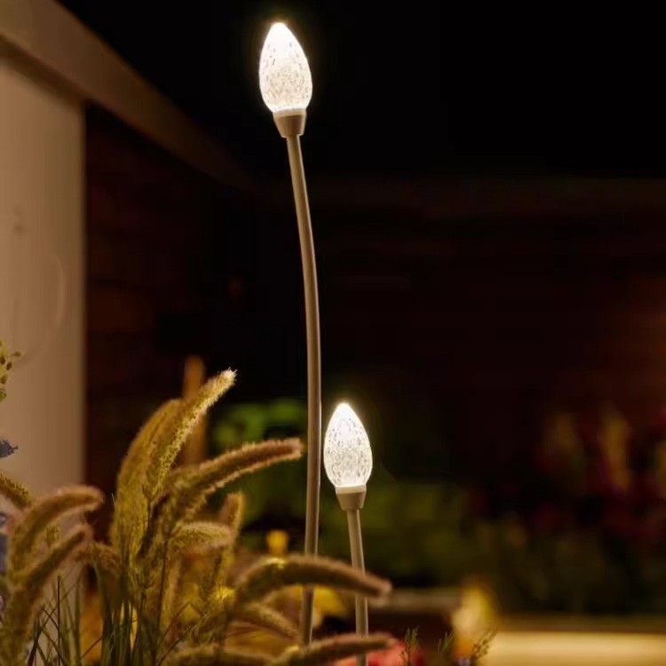 LED户外防水地插水晶球草坪灯