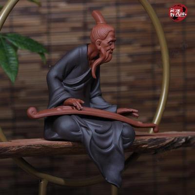 紫砂伯艺牙抚琴工摆件人陶瓷古物客厅玄关柜电MY160101视品柜隔断