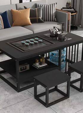 茶几客厅中式家用简约办公体室小台户型功夫AL100804泡茶台全自茶