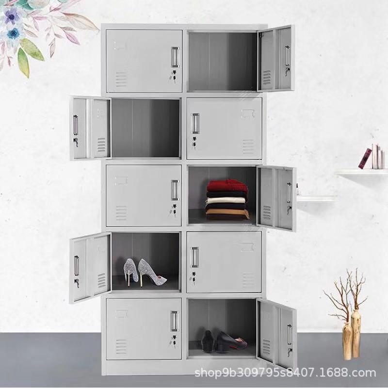衣柜宿舍换衣柜员更衣带锁储物四门更衣二门更衣柜车间多门工二门
