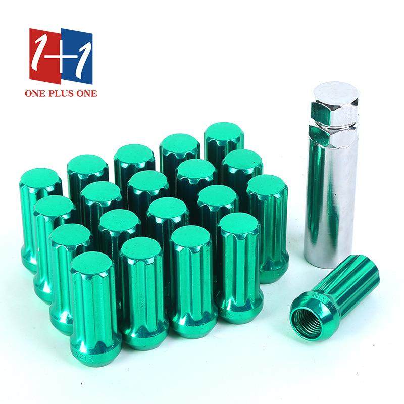 汽车配件零轴件铁螺母七花件50MM螺纹14*1.5轮轴七螺NJB母花车用