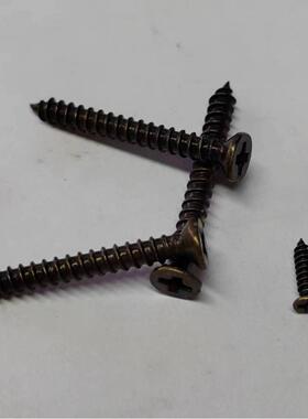 镀青古铜色沉头十字槽M攻螺丝KA螺丝钉平头自攻螺钉自M2/.3/MFDA2