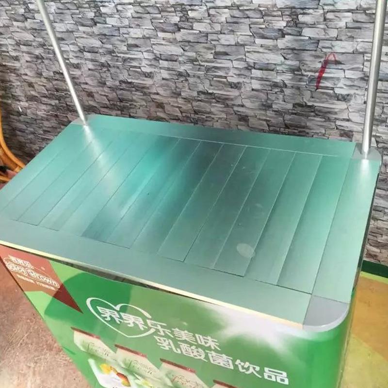 桌广告摆超市促销试吃台金全铝GHF合拉网摊促销台pp铁质折叠促销
