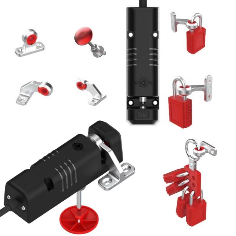 推拉门锁扣免打孔 平开门锁具 玻璃门机械锁 工业安全锁生产厂家