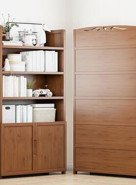 书架子架简家SSX易地用多功能桌面收纳置物落实木学生书柜子