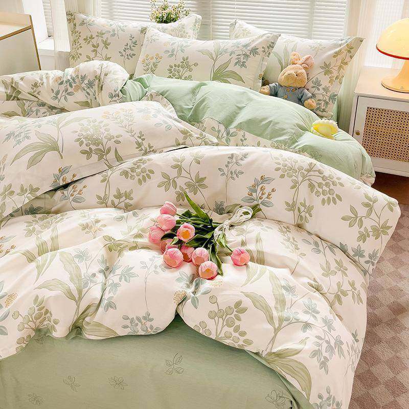 新款家纺端2025高新棉全四件套春秋季纯棉加厚被套床款tb-88439单,床上用品,床品套件/四件套/多件套,淘宝优惠券,粉丝福利购,淘宝优惠卷