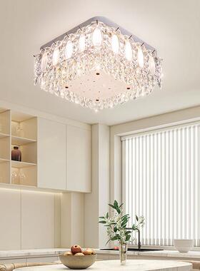 轻水吸顶灯客厅1807-181风灯现代简约奶油玻璃卧室灯书房温馨晶浪