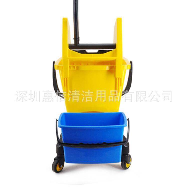 超宝0下压B-044B式单水桶榨水车B-44B酒店宾馆保洁墩5布挤桶拖把