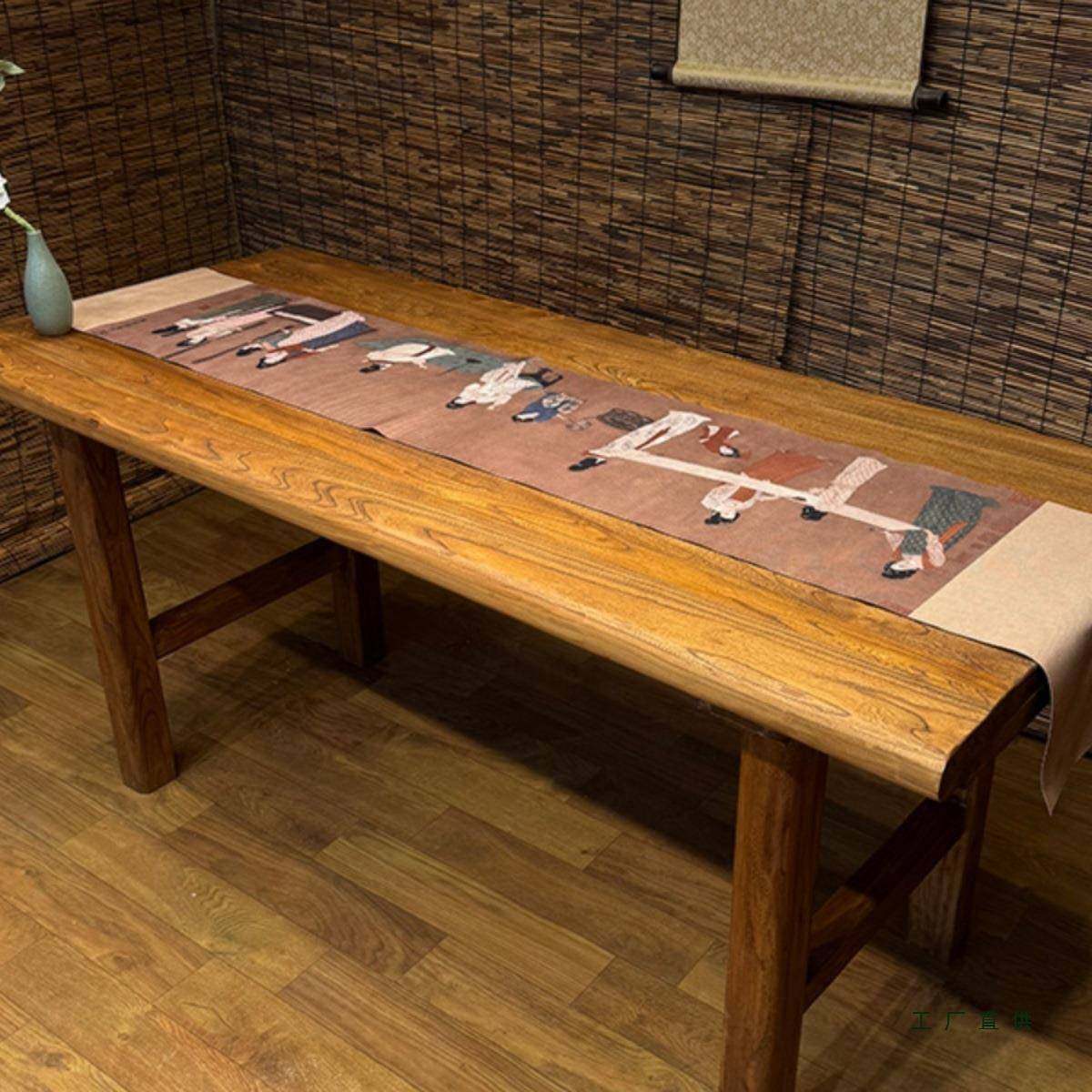 桌老店榆985木木实茶桌电脑桌餐桌复古长桌阳台书桌民宿饭原木吧,住宅家具,吧台,淘宝优惠券,粉丝福利购,淘宝优惠卷