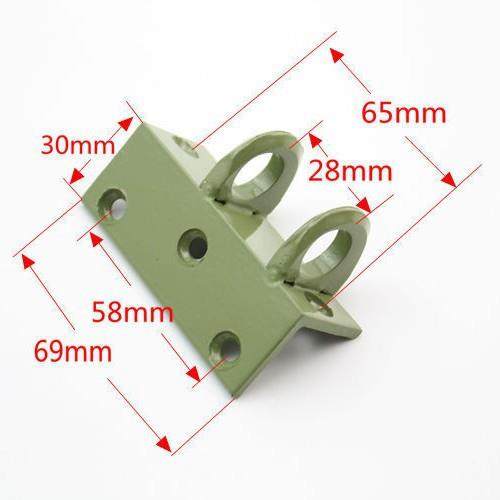 力实牌老锁双锁头锁门老式双扇门扣锁外装门锁JLJ老式防盗虎锁