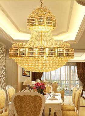 欧式91445晶吊水楼灯楼梯灯室大气过道别墅LED大厅餐厅卧饭厅复式