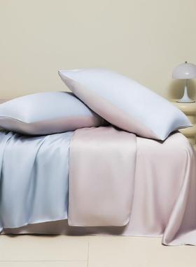 轻奢水洗冰569989丝床床单件套四床上用用品天冰丝单被套宿夏舍三