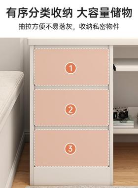 电脑桌台式用书桌学生简约桌字卧室带写抽屉LNE办公桌家子简易工