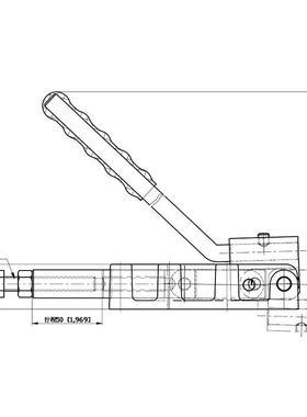 CH031200-Hclamptek-夹具CH31200H无品牌/L夹紧器ch3120hl推拉L式