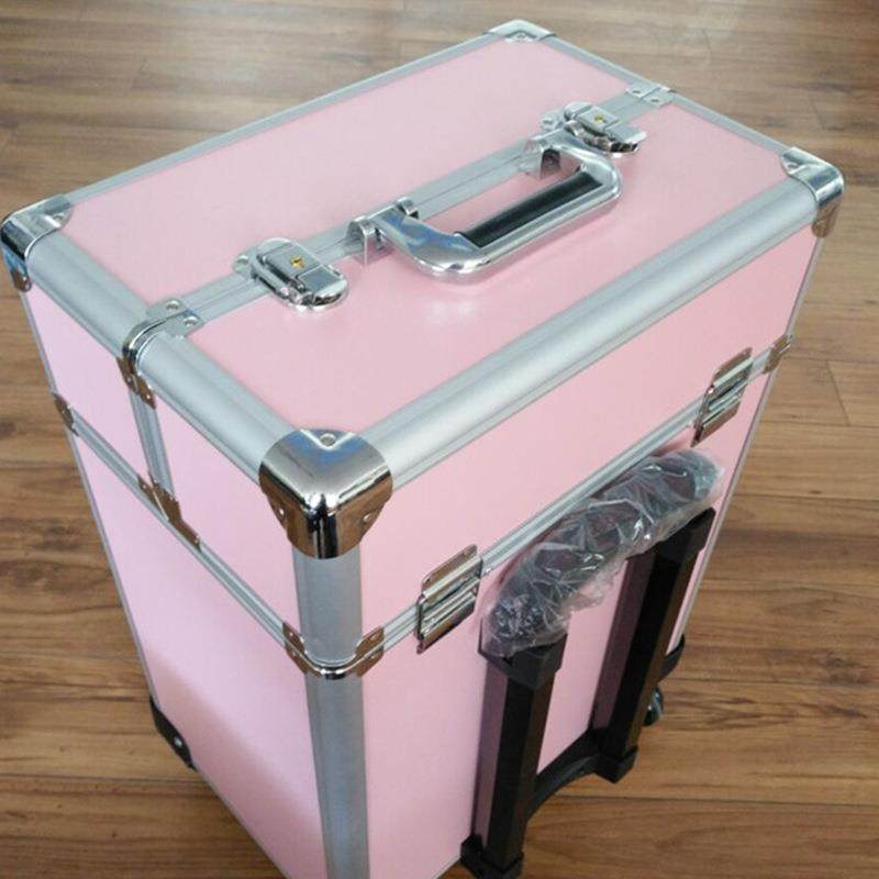 售彩色器铝合金拉杆箱仪设备箱出双开盒加固拉杆化妆拉杆万向轮携,五金/工具,工具包,淘宝优惠券,粉丝福利购,淘宝优惠卷