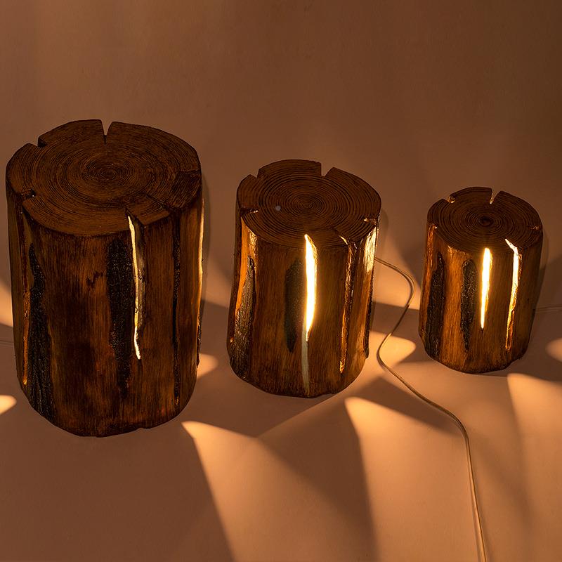 户外空光树化桩灯LT-2676L造型灯装镂饰草坪发灯园林别墅景区亮造