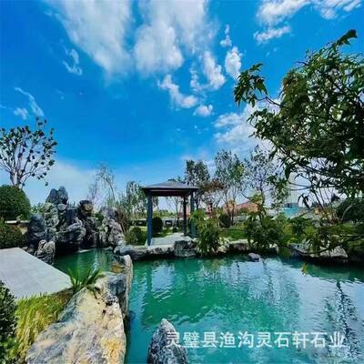 湖石庭院花太园布假山盆景造55528景置灰白湖石景观太湖太石