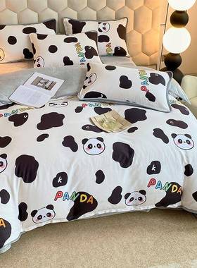 225加厚棉全加四件套A版全棉B0版230克法莱绒24467尺寸多绒规格