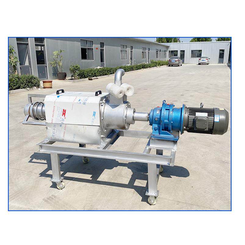 河南郑州牛羊粪液便固分离ITY机酒渣固分液离机鸭粪液干湿分肉离