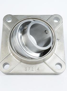 304不锈钢方外球面OTL带座轴承SUC204205UCF206F形207208209F2