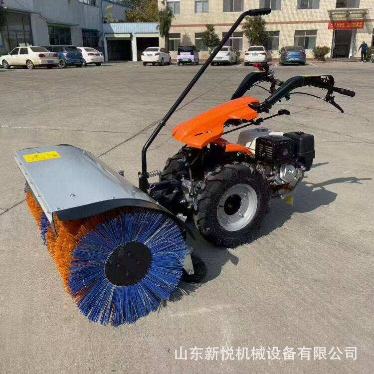 手推式扫雪机 小型抛雪机 15马力全齿轮汽油多功能道路清雪机