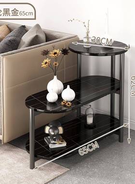 玻茶几多功小能客厅VLO家用小户型床头置物架沙发边璃几轻奢桌子