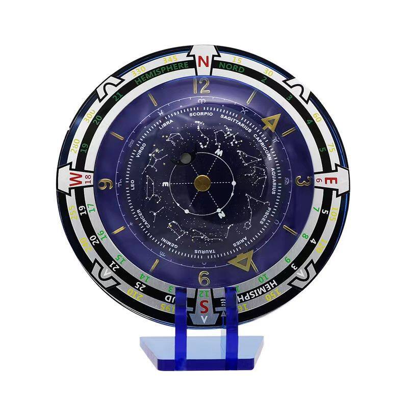 十二星座夜光星空台钟室内家用创意装饰座钟简约静音个性摆件