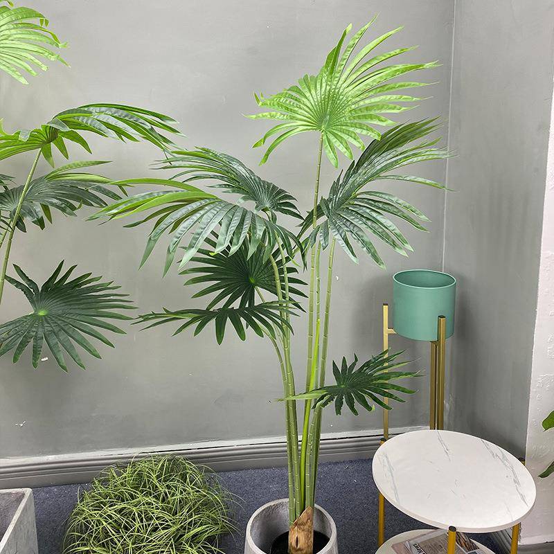 植热zj4683带仿真型加州蒲葵树物扇葵树大落地盆景室内客厅网红装