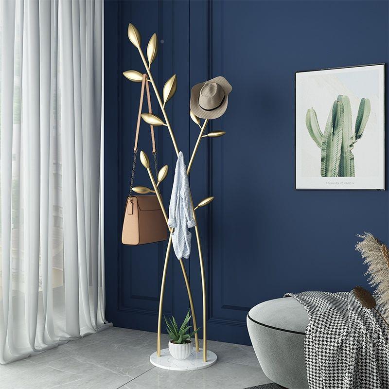 意创地挂衣架奢大理石卧室入BDB户家用轻衣帽架新款衣架时尚挂落