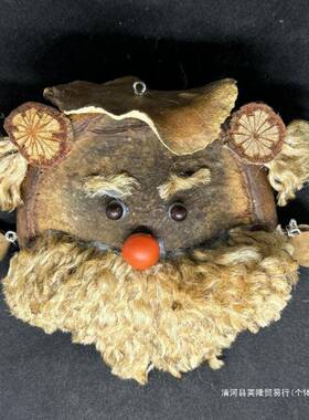 榼藤豆荚手作单工挂面件居家装车饰挂件手BVP超萌