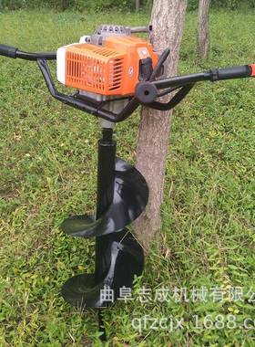 式园林树种树挖坑机沙土硬土栽地打坑机6C手提打BNCC洞机操作简单