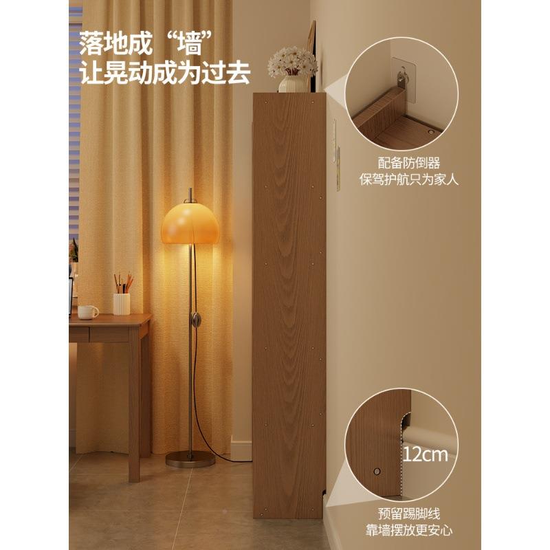 实木厅VOE书柜可伸收缩格子储物柜纳置物柜客靠墙架落地书展示柜