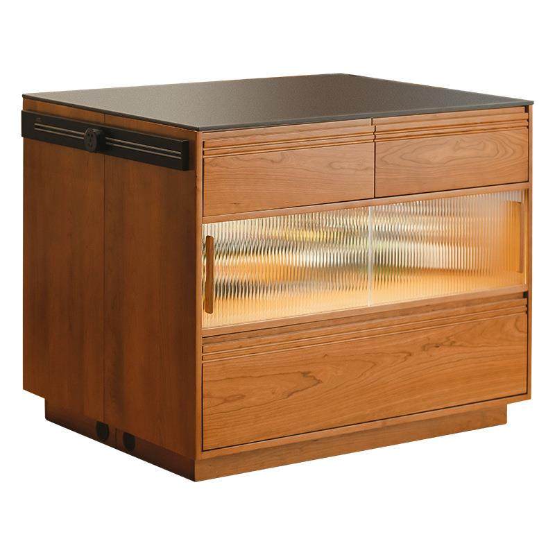 木邻围炉岛台实木餐岩板餐吧台一字岛台一体开放SKW式厅厨房桌料,住宅家具,岛台,淘宝优惠券,粉丝福利购,淘宝优惠卷