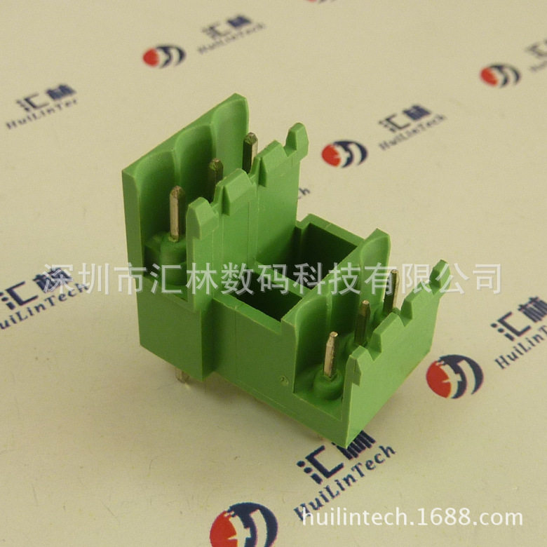深圳汇林WF85P-5.08mm开口式双排直插PCB板-插拔式端子座