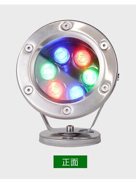 le水底灯户泉外防水景观射灯喷泉灯低压DMX51d2七彩RGB泳池涌灯