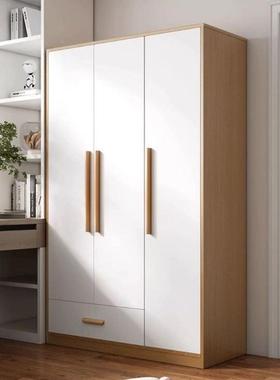 实木衣柜门家用卧室拉收纳柜现代简出租推房屋小EQX户型儿童大约