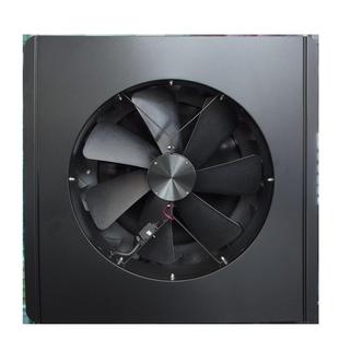 黑色圆形扇14寸叶2阳5瓦太能板太阳能换气扇SN201301屋顶通风排气