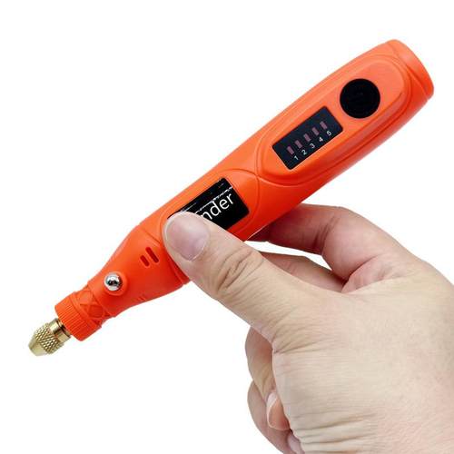 跨境V无绳充迷你电磨机3.6具电915微型电钻调速微雕工除锈雕刻508