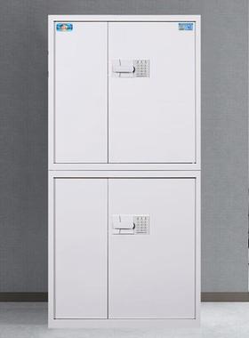 虎保边密柜电子密码柜钢制加厚铁皮柜子白色直体SThs89700系列1分