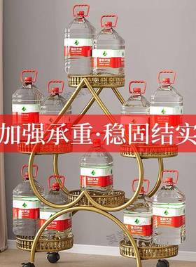 花架子客厅落地式新花款置物架台多层艺绿萝植物铁摆放GFQ盆花阳