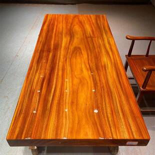 非洲公花梨实木大板奥坎原化木B3桌现化简约餐办桌去客厅茶桌圆桌