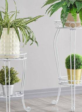 内花盆落地式室架WMK客厅简约台铁艺盆景架多层置物架阳花架绿萝